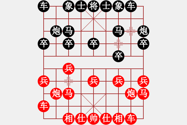 象棋棋譜圖片：0015 - 步數(shù)：10 