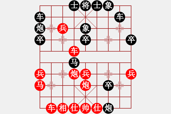 象棋棋譜圖片：女子組三號(1段)-負-新鄉(xiāng)一條槍(2段) - 步數(shù)：30 