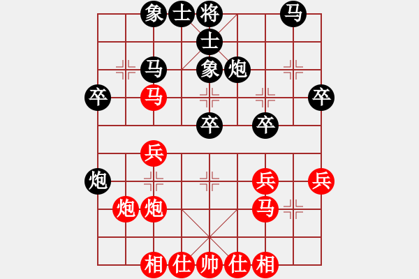 象棋棋譜圖片：老姜先勝雪 之——2022.10.2弈于沙溪 - 步數：30 