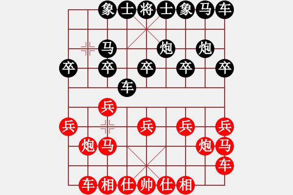 象棋棋譜圖片：南帝擂臺(tái)[紅] -VS- 金鷹服飾[黑] - 步數(shù)：10 