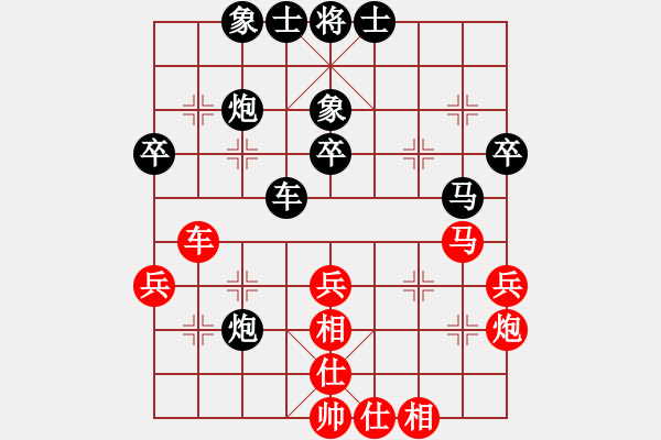 象棋棋谱图片：景学义 先和 谢卓淼 - 步数：40 