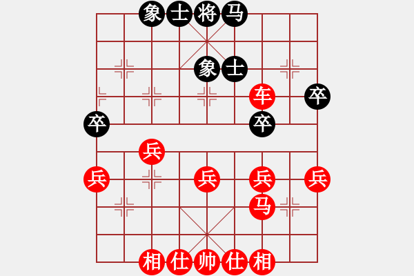 象棋棋譜圖片：2022.8.19.43五分鐘先勝探頭炮 - 步數(shù)：40 