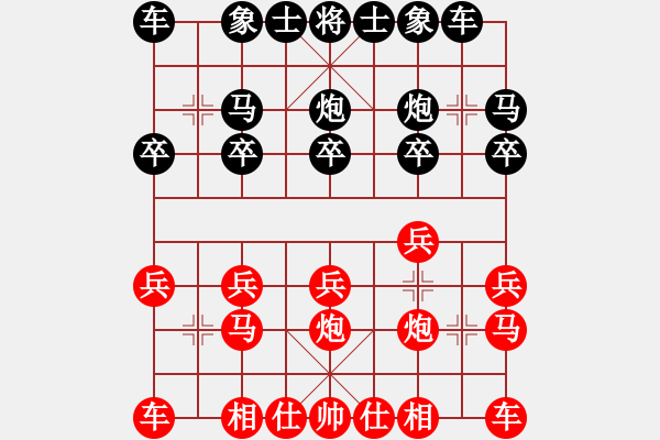 象棋棋譜圖片：敗給時(shí)間℡[紅] -VS- 負(fù)分太后 魚[黑] - 步數(shù)：10 