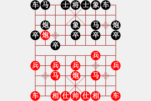 象棋棋譜圖片：第七輪第四場(chǎng)第三臺(tái) 江油張敏先負(fù)綿陽劉勇 - 步數(shù)：10 