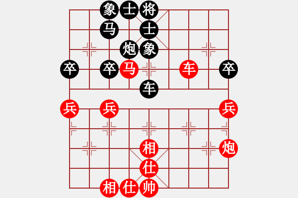 象棋棋谱图片：河北金环建设队 王子涵 和 广东省二沙体育训练中心 时凤兰 - 步数：50 