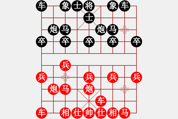 象棋棋譜圖片：國中神劍(8級)-負-櫻落吻離別(5級) - 步數：10 