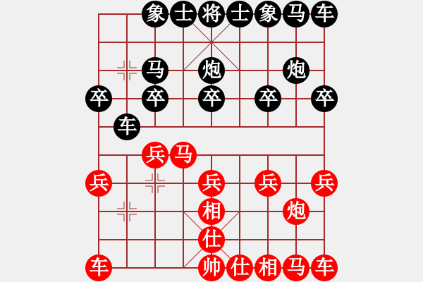 象棋棋譜圖片：天翼[2837532009] -VS- 功夫熊貓[744585811] - 步數(shù)：10 