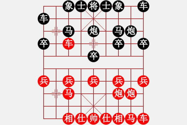 象棋棋譜圖片：勝來(lái)艱苦：三臺(tái)怪手[1127175411] -VS- 大漠孤煙[809009055] - 步數(shù)：10 