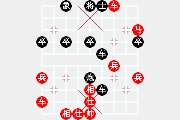 象棋棋譜圖片：丁晧恭（先負）張銳潔 2019年10月25日 弈童象棋教室內部訓練對局 - 步數(shù)：40 