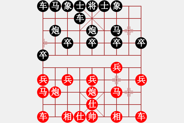 象棋棋譜圖片：一級(jí)棋手[646537580] -VS- 橫才俊儒[292832991](相約之三) - 步數(shù)：10 