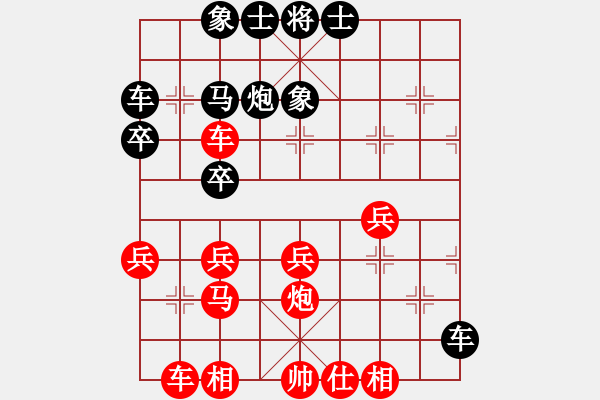 象棋棋譜圖片：2006年第三屆梁山賽第九輪：中象情結(jié)(初級(jí))-勝-千島驚濤(5r) - 步數(shù)：40 