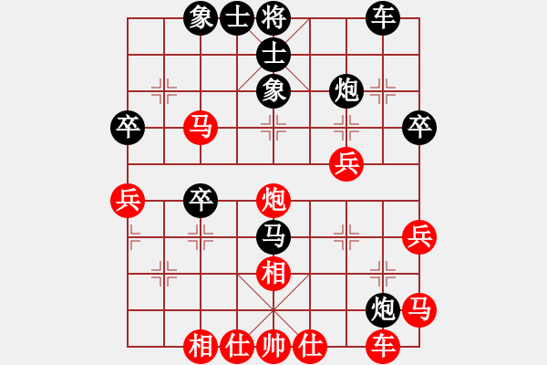 象棋棋譜圖片：小猴子[78467373] -VS- V獨(dú)孤九劍V[317270757] - 步數(shù)：40 