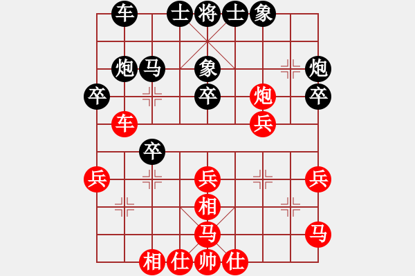 象棋棋譜圖片：roboton(6段)-負-nndnnd(5段) - 步數(shù)：30 