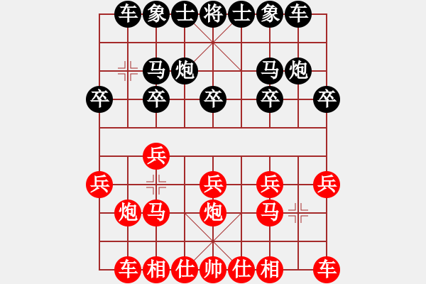 象棋棋譜圖片：小小雪 先勝 planet - 步數(shù)：10 