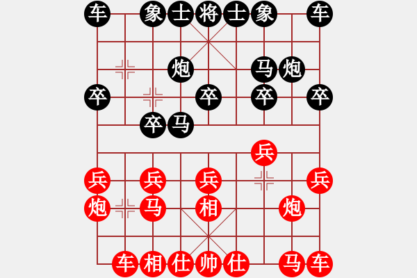 象棋棋譜圖片：大師群樺VS京-摸槍(2012-11-11) - 步數(shù)：10 