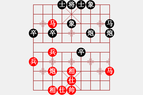象棋棋谱图片：女子4 (2)孙慧淳先和林嘉欣 - 步数：40 
