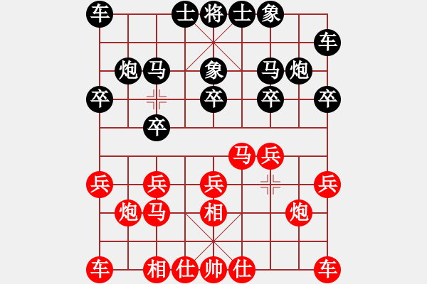 象棋棋譜圖片：營(yíng)房大俠(5級(jí))-和-英德棋迷(2級(jí)) - 步數(shù)：10 