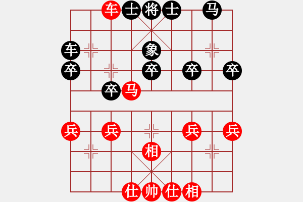 象棋棋谱图片：杨成顺先和徐昊 - 步数：30 