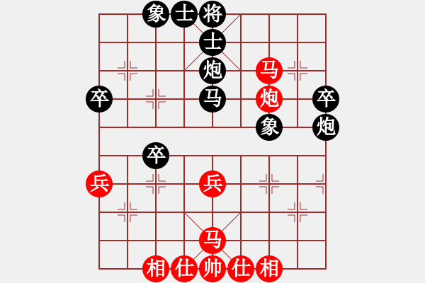 象棋棋譜圖片：棋局-2a4441n6 - 步數(shù)：0 