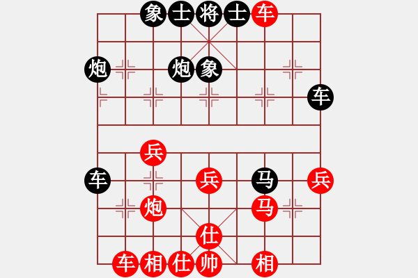 象棋棋譜圖片：2006年迪瀾杯弈天聯(lián)賽第四輪：北極浪子(2段)-勝-逍遙二號(5r) - 步數(shù)：40 