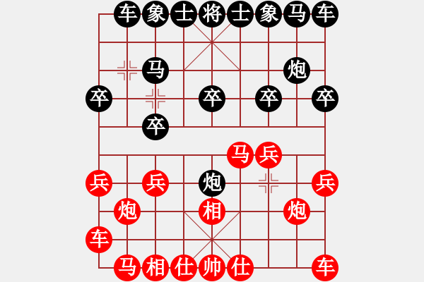 象棋棋譜圖片：天天五分鐘快棋劉國(guó)棟業(yè)8-1先負(fù)太守棋狂2019·5·4 - 步數(shù)：10 