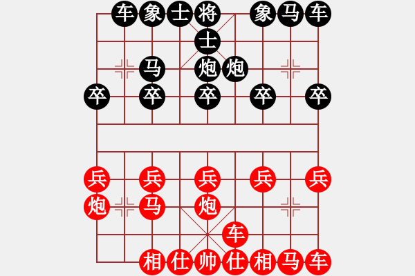 象棋棋譜圖片：國(guó)少賽丁組第2輪新疆張程川先勝東陽(yáng)李雨鴻 - 步數(shù)：10 