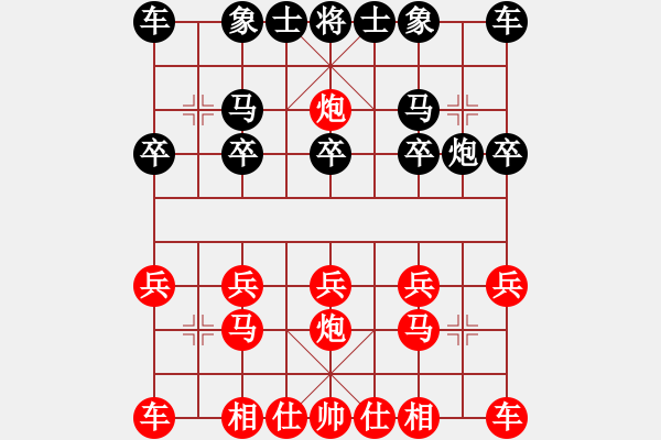 象棋棋譜圖片：金庸一品堂棋社 第1朵花 先勝 HHH999 - 步數：10 