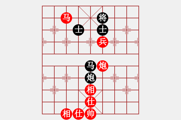 象棋棋譜圖片：50-I--4***---馬炮兵士相全例勝馬炮雙士--------馬炮兵類（6局） - 步數(shù)：60 