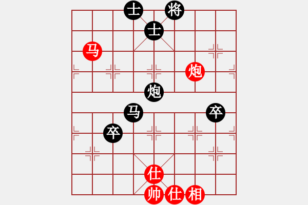 象棋棋譜圖片：黑勝_中國象棋-雷電模擬器_BUGCHESS_AVX2_108步_20240206233359276.xqf - 步數(shù)：90 