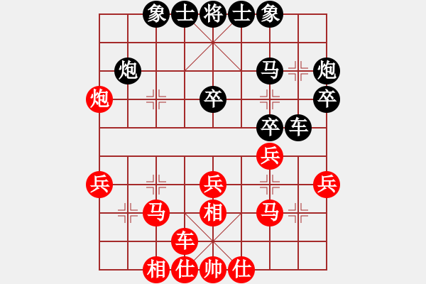 象棋棋譜圖片：北斗神拳(8段)-負(fù)-本溪臭棋(8段) - 步數(shù)：30 