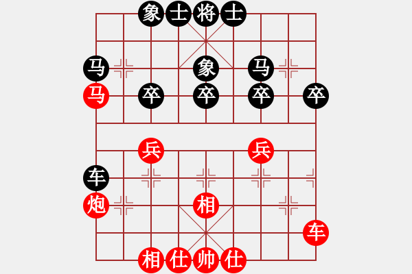 象棋棋譜圖片：藍(lán)教頭(3段)-負(fù)-中陽(yáng)(9段) - 步數(shù)：30 