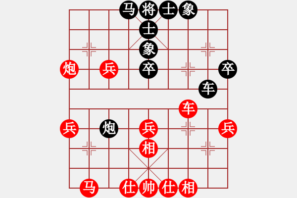 象棋棋譜圖片：太陽陽(9段)-勝-弄花香滿衣(初級) - 步數(shù)：40 