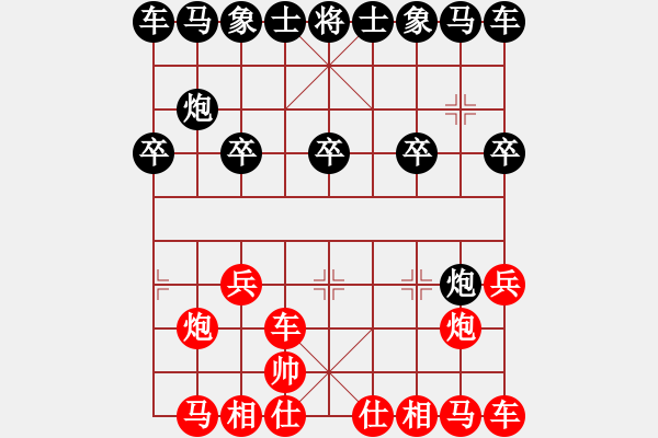 象棋棋譜圖片：御駕親征 - 步數(shù)：10 