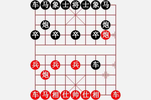 象棋棋譜圖片：1 - 步數(shù)：10 