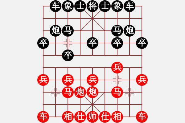 象棋棋譜圖片：男人[876599426] 負(fù) 天棋閣☆芳三[920014251] - 步數(shù)：10 