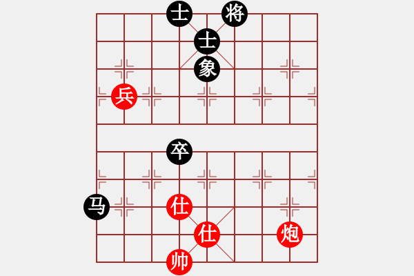 象棋棋譜圖片：我后手對手超時 - 步數(shù)：100 