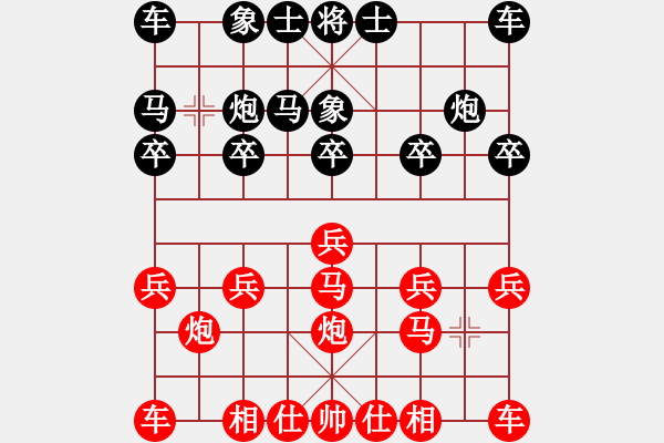 象棋棋譜圖片：泰興之窗[紅] 先勝 小老頭[黑] - 步數(shù)：10 