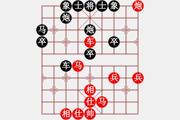 象棋棋譜圖片：象棋庫論壇(9段)-和-晉州老虎(日帥) - 步數(shù)：40 