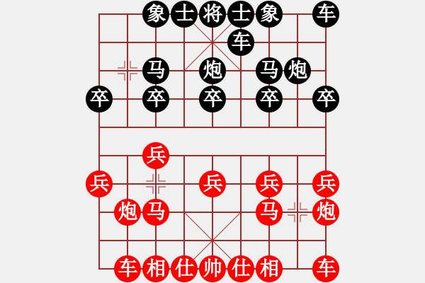 象棋棋譜圖片：哈哈[2449505605] -VS- 阿民[614314416] - 步數(shù)：10 