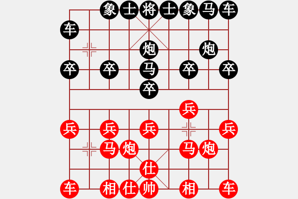 象棋棋譜圖片：老李[240132610] -VS- 橫才俊儒[292832991] - 步數(shù)：10 