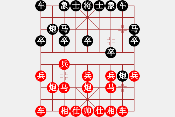 象棋棋譜圖片：光山鄭(8級)-勝-東梁莊主(2段) - 步數(shù)：10 