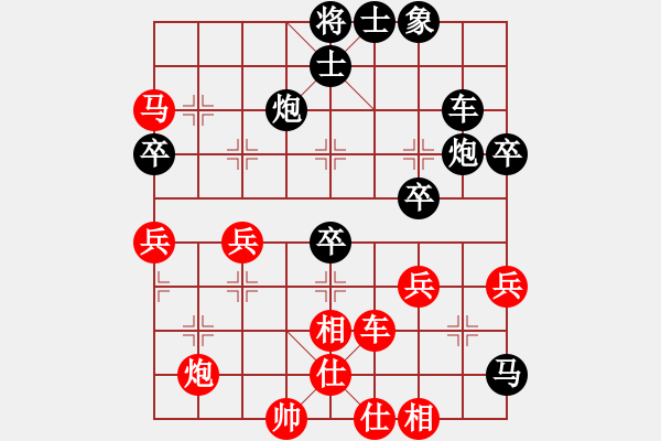 象棋棋譜圖片：王山寧傳奇(9級)-勝-瞷初(1段) - 步數(shù)：50 