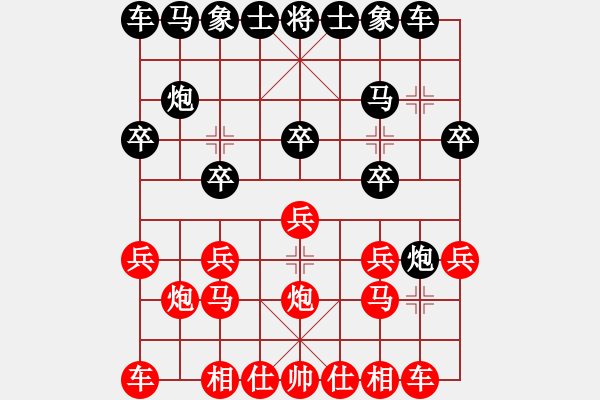 象棋棋譜圖片：ABC vs XYZ - 步數(shù)：10 