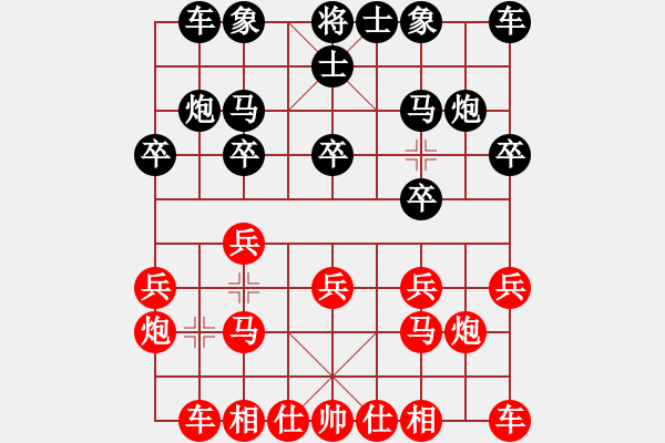 象棋棋譜圖片：殺手燕雙鷹(8段)-和-海下天(9段) - 步數：10 