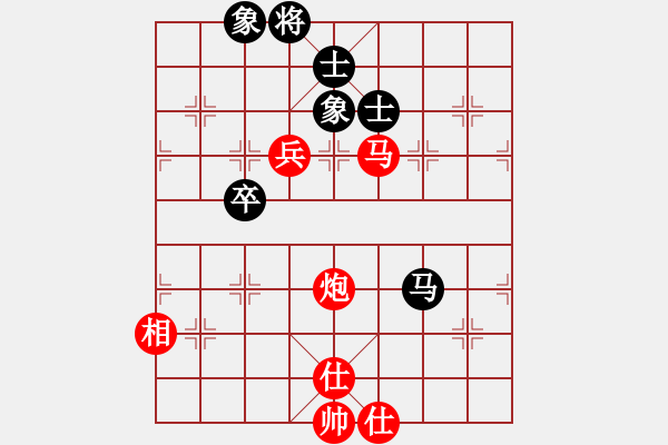 象棋棋谱图片：宇宙七号(9级)-胜-风雨楼菊(5r) - 步数：117 
