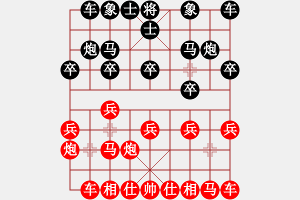 象棋棋譜圖片：三水李旭平先負(fù)棋歌 - 步數(shù)：10 