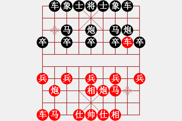 象棋棋譜圖片：一炮定乾坤(天罡)-和-泥馬渡康王(7f) - 步數(shù)：10 