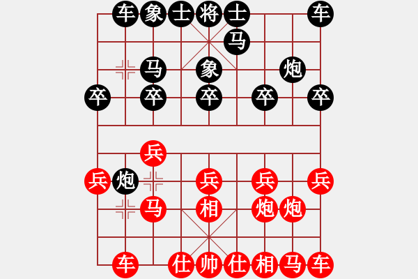 象棋棋譜圖片：僚云艘(2段)-勝-老李的風情(1段) - 步數(shù)：10 