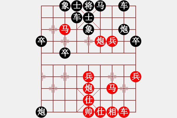 象棋棋譜圖片：傲雪梅花(北斗)-負(fù)-太湖戰(zhàn)神五(4f) - 步數(shù)：40 