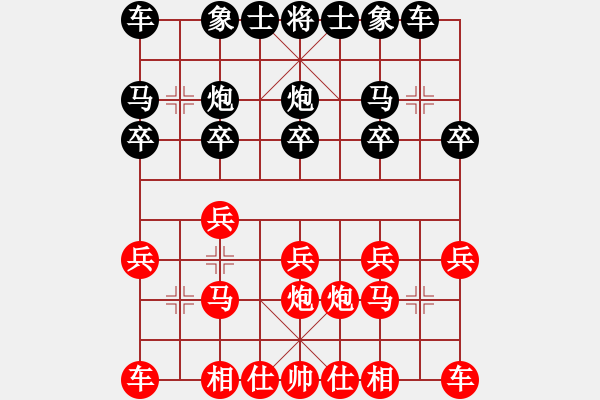 象棋棋谱图片：谢景波和孙宁帆 - 步数：10 